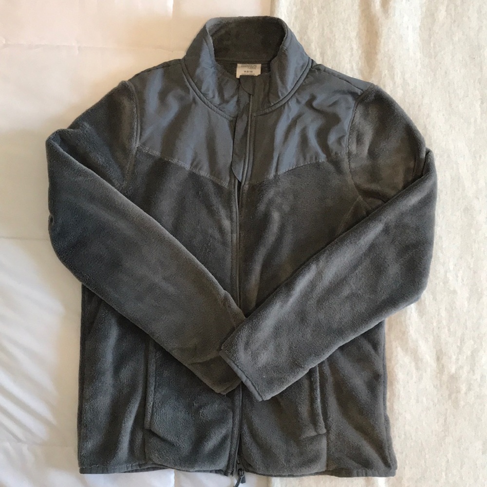 Grey fuzzy jacket